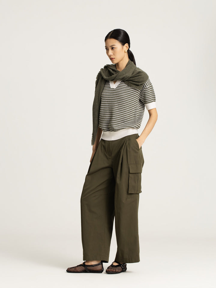 Cleo Merino Silk Short Sleeve Knit