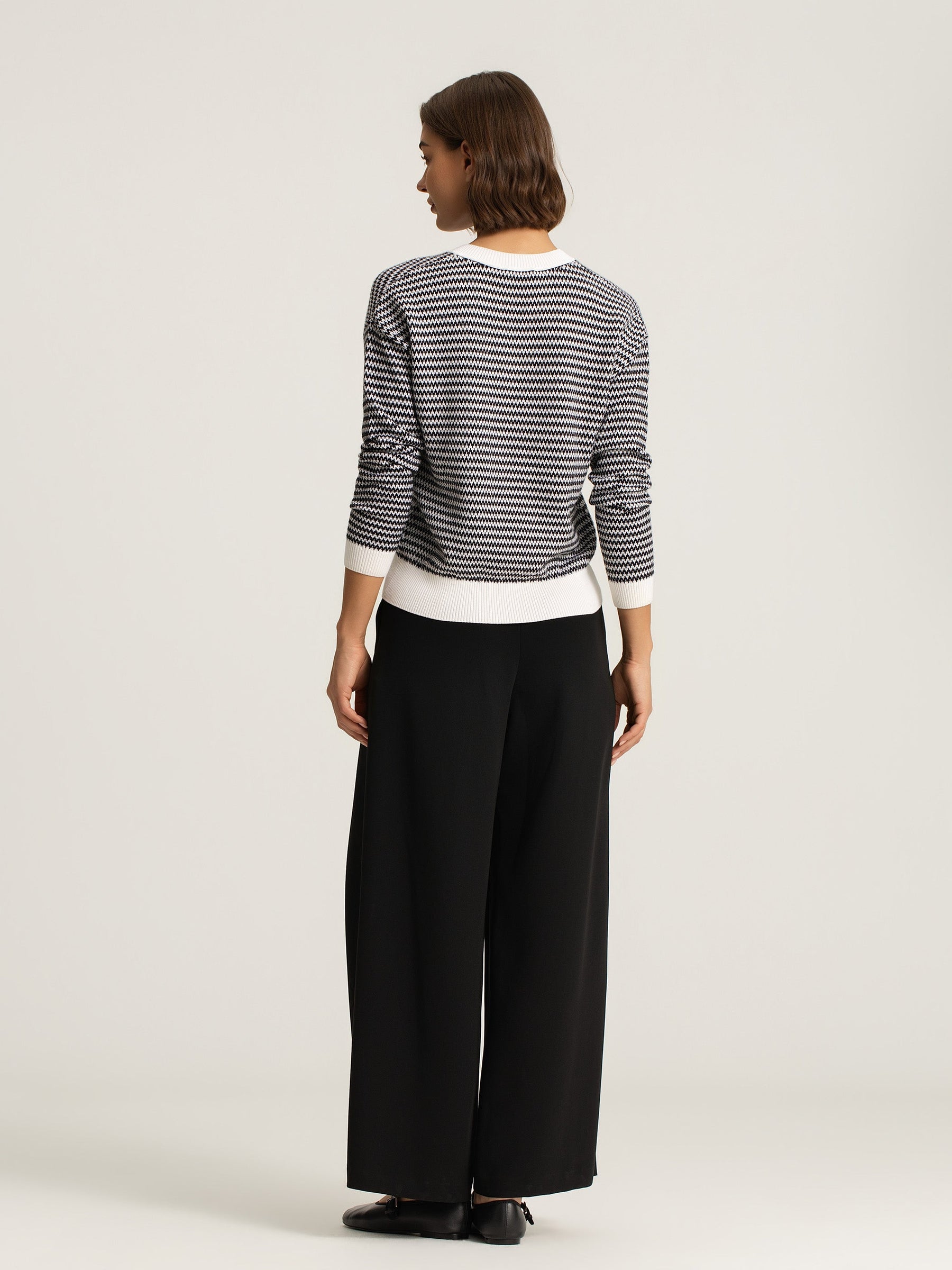 Petra Merino Silk Stripe Pullover