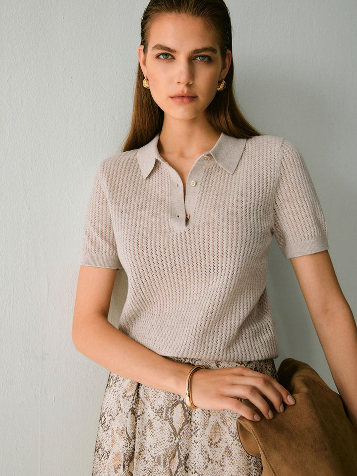 Elke Wool Cashmere Top