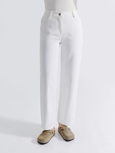 LINA STRAIGHT LEG DENIM PANTS