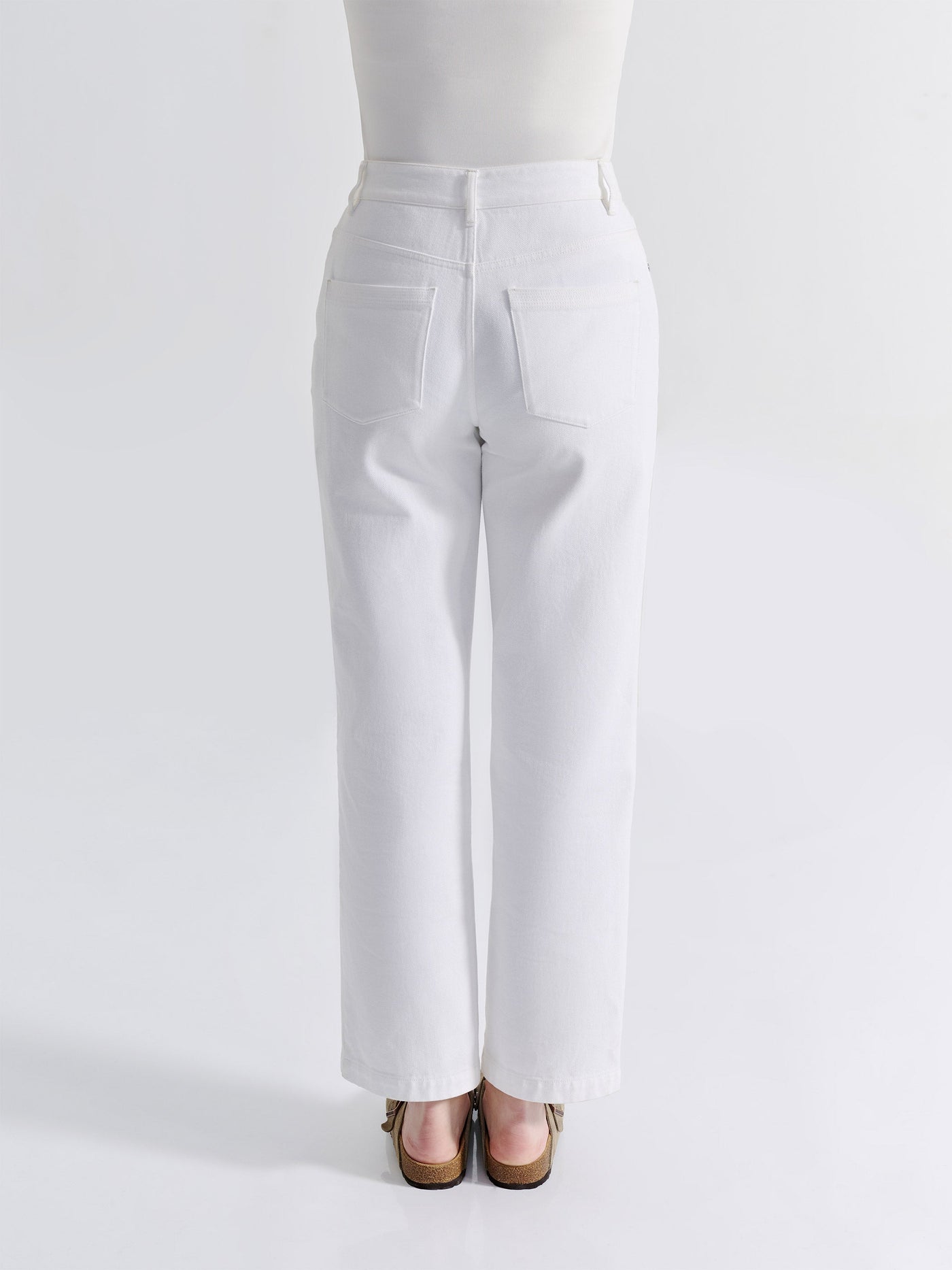 LINA STRAIGHT LEG DENIM PANTS