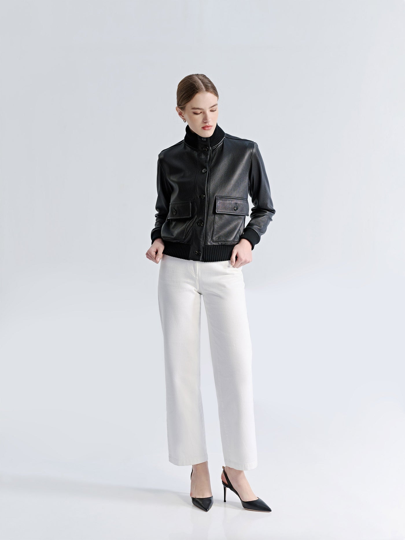 LINA STRAIGHT LEG DENIM PANTS