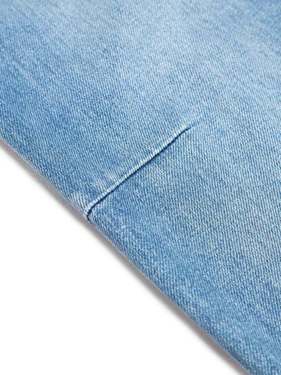 SOLEIL HIGH WAISTED STRAIGHT DENIM