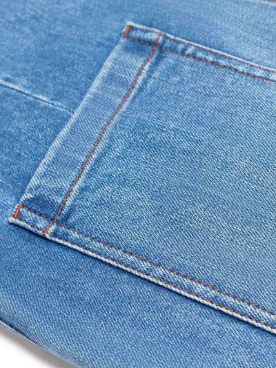 SOLEIL HIGH WAISTED STRAIGHT DENIM