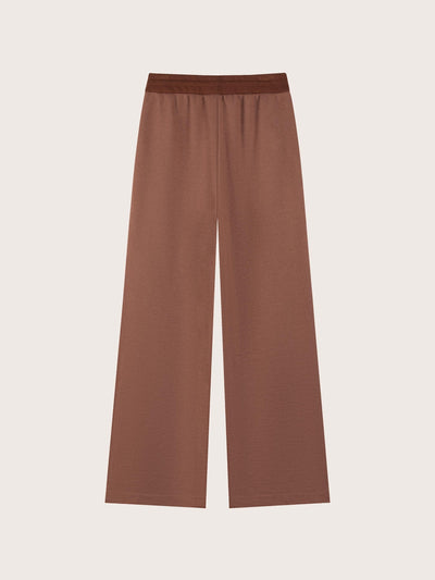 LENI WOOL WIDE LEG PANTS