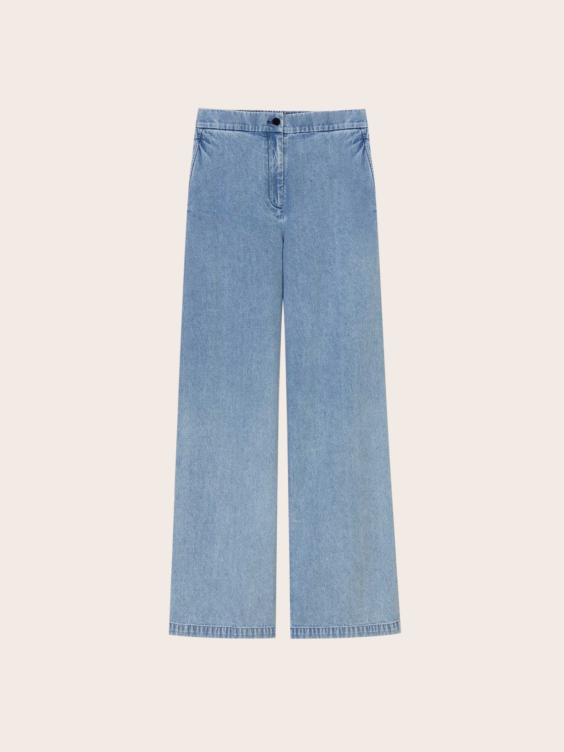 Adelaide Light Denim Wide Leg Jeans
