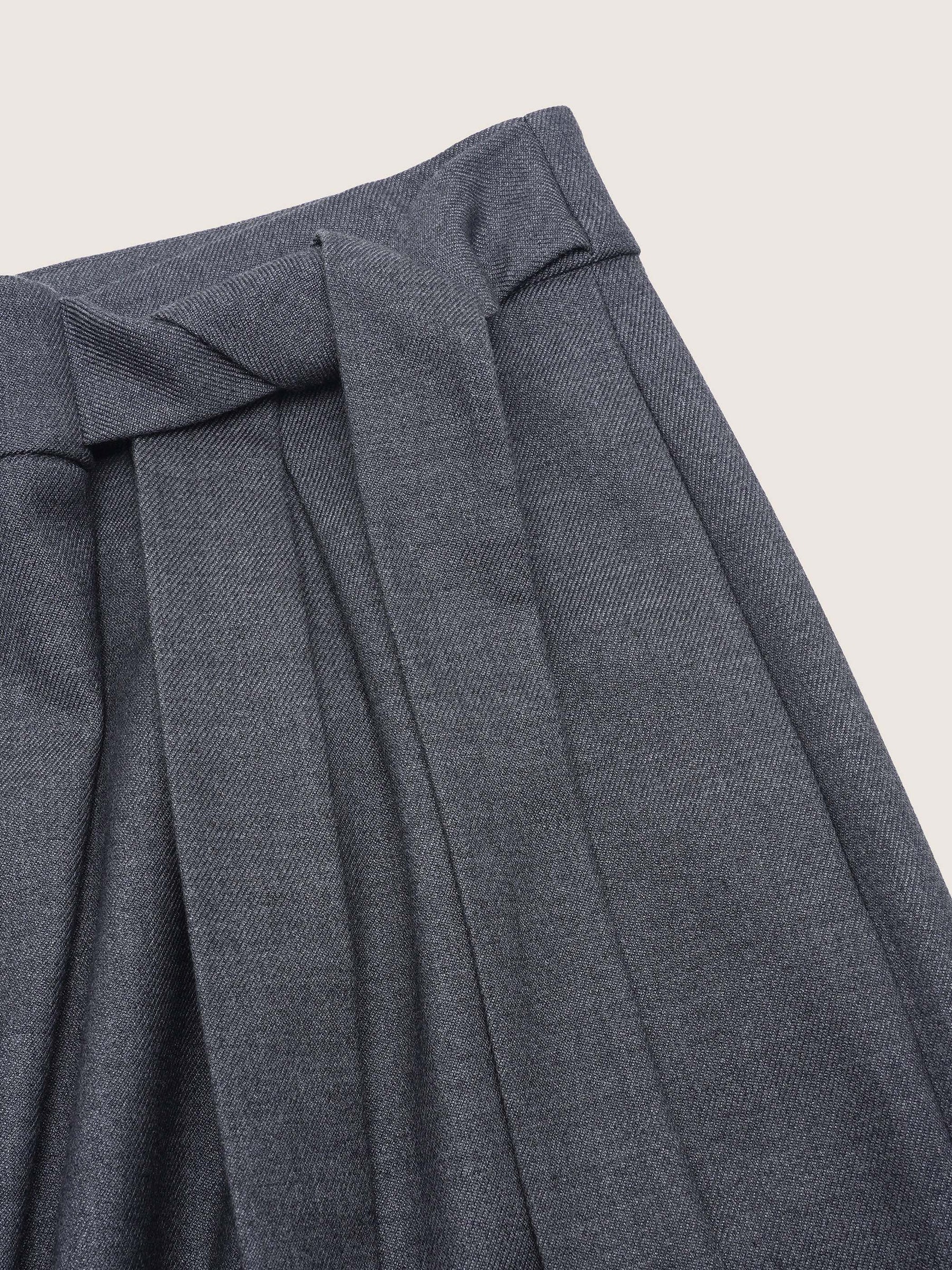Amira Asymmetrical Pleated Trousers