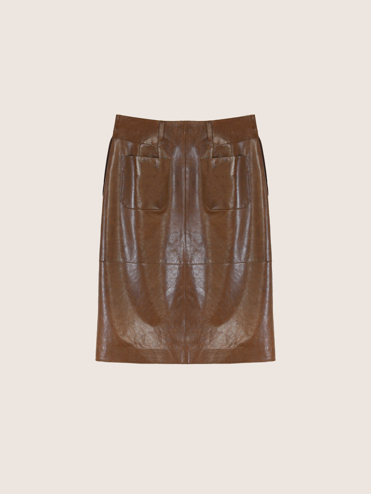 Arden Leather Pencil Skirt