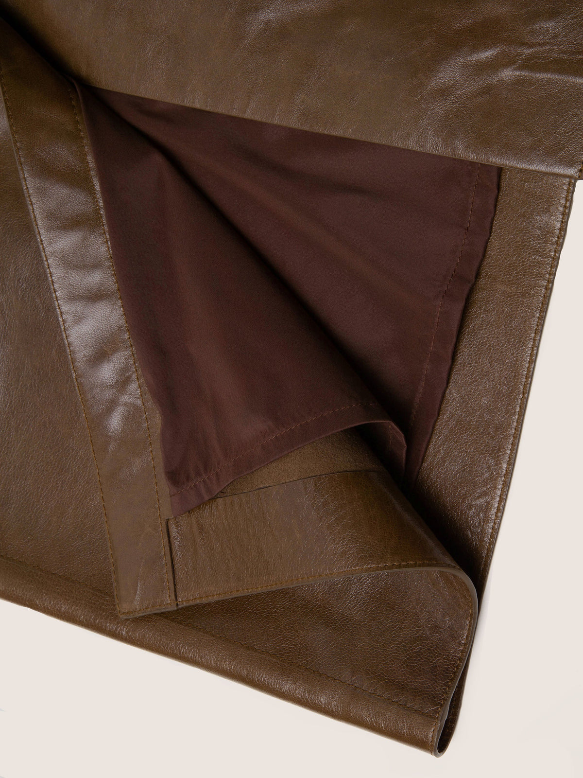 Arden Leather Pencil Skirt