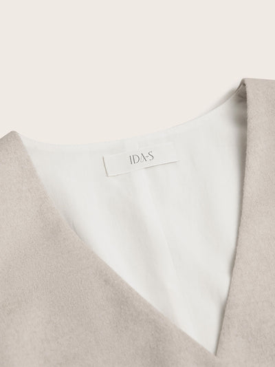 LIORA SILK WOOL SUIT VEST