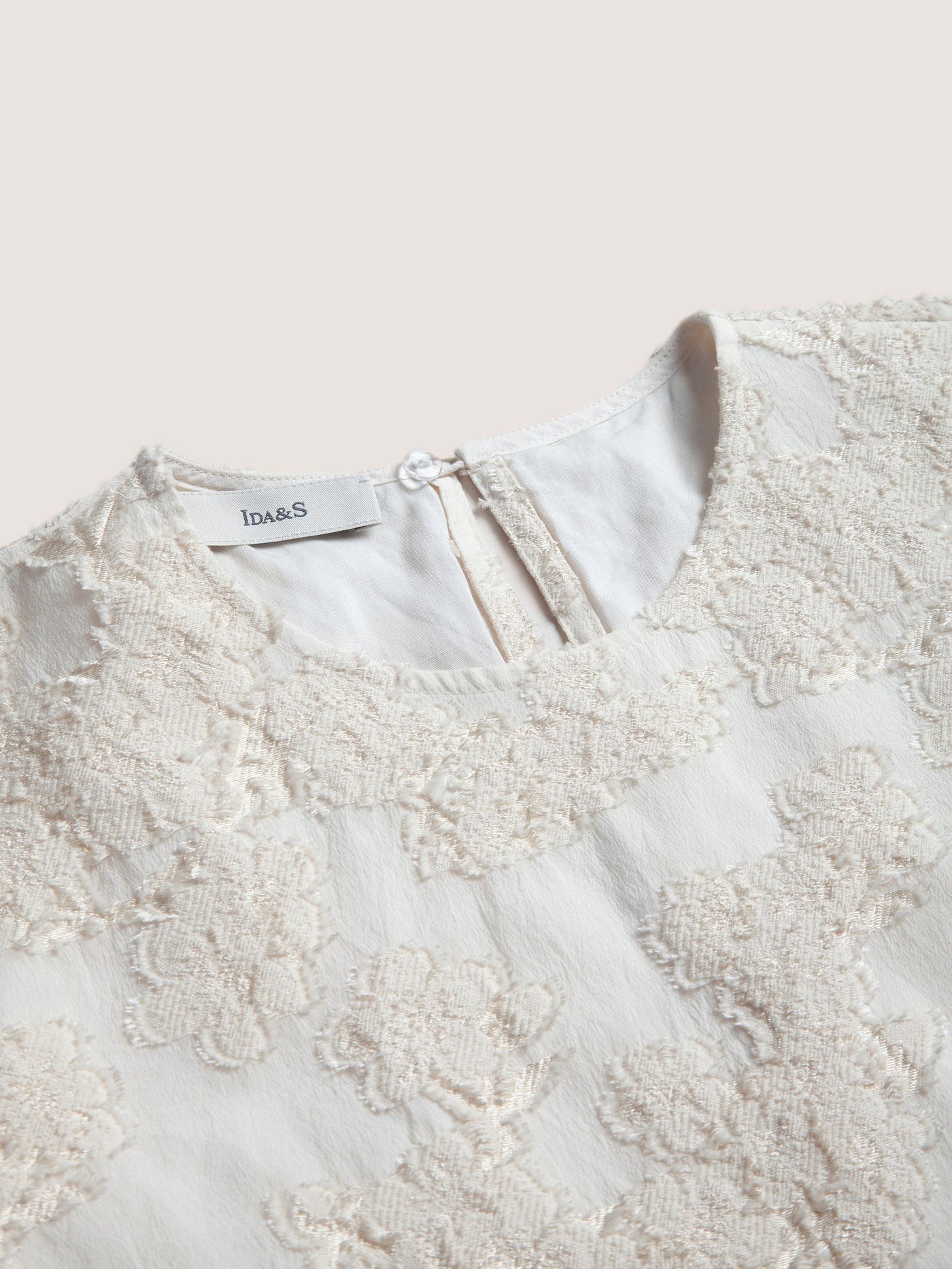 FLORAL JACQUARD BLOUSE