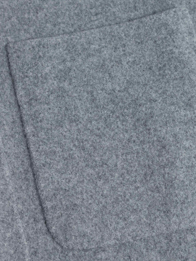 REVERSIBLE COLLARLESS COAT