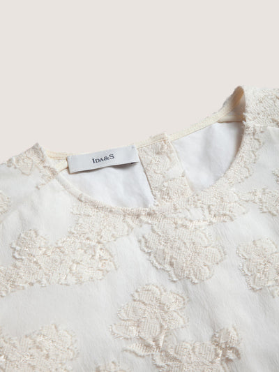 FLORAL JACQUARD DRESS