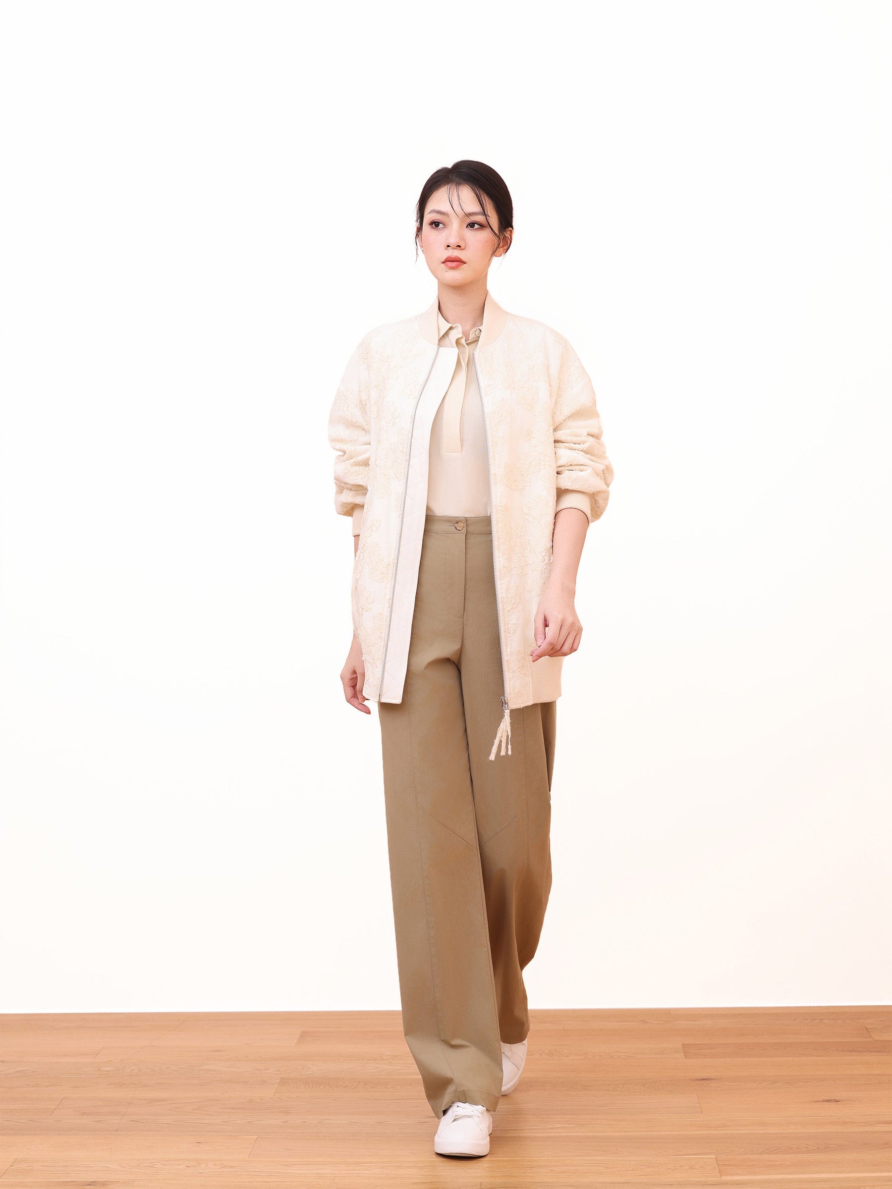 Silk Short Sleeve Blouse
