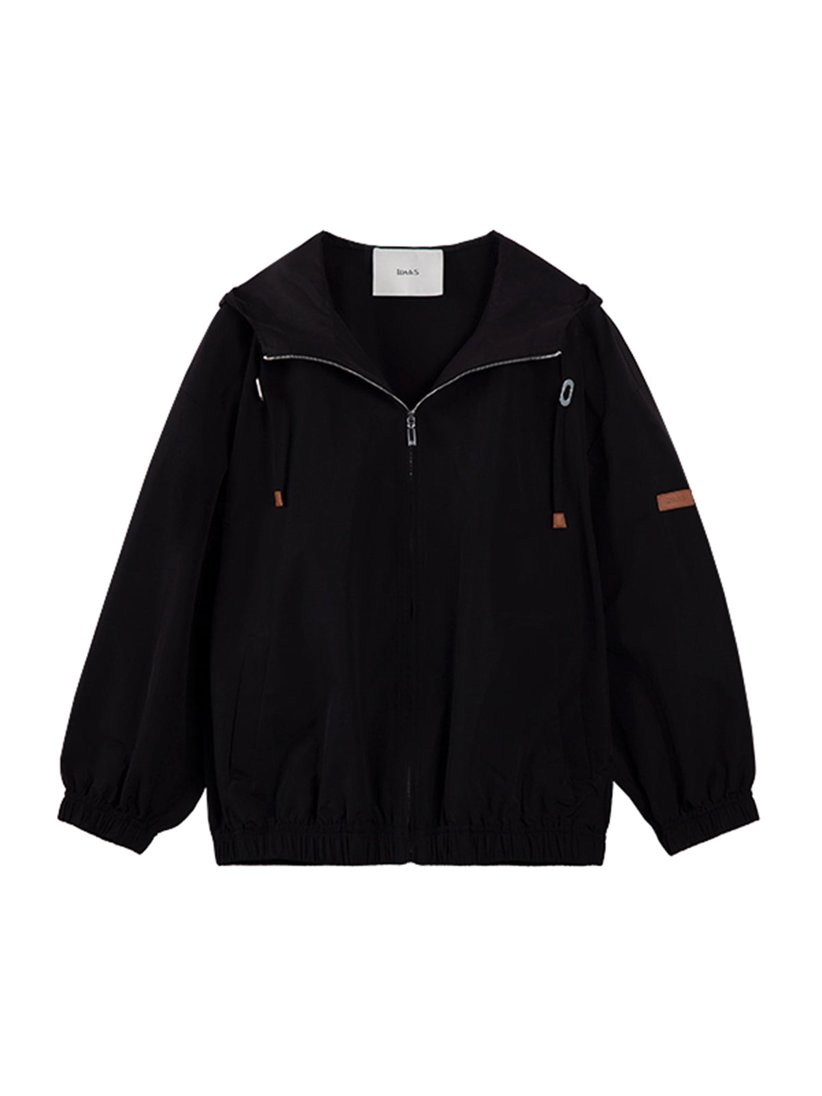 Relaxed Dropped Shoulder Bomber Jacket W/ Hood