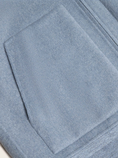 REVERSIBLE OVERSIZED JACKET W/ HOOD