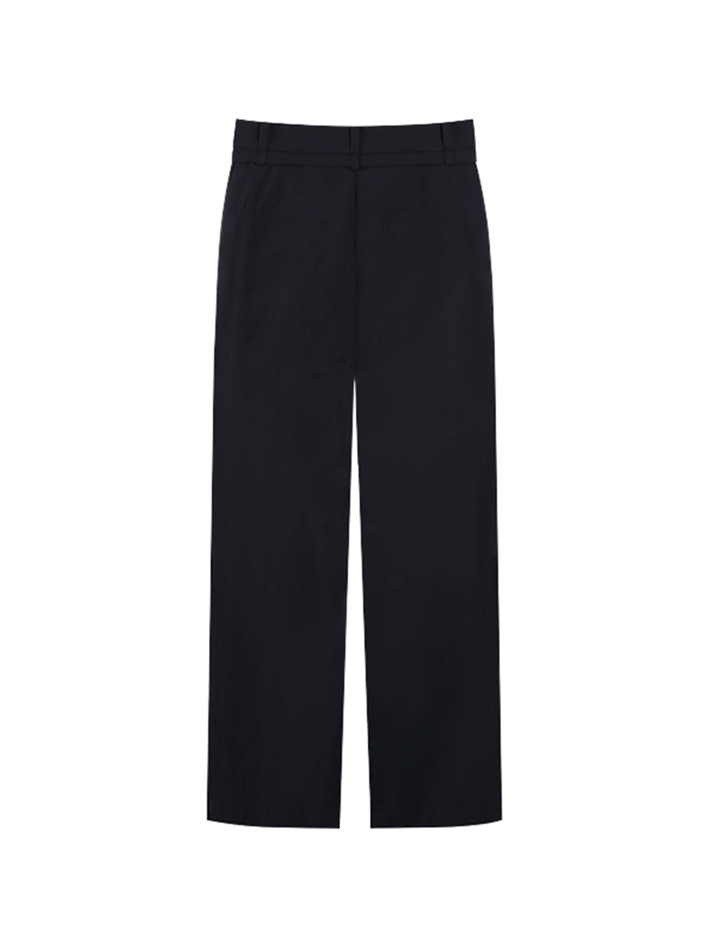 PAPER BAG PANTS W/ BELT DETAIL