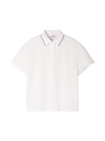 POLO TEE W/ DETACHABLE COLLAR
