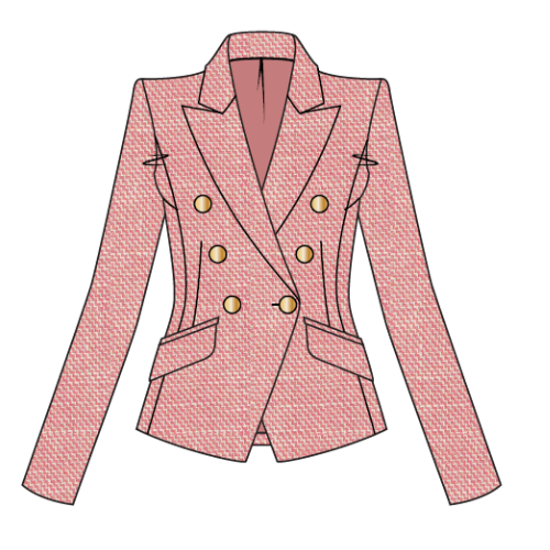Double breasted jacket